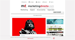 Desktop Screenshot of marketingdirecto.com